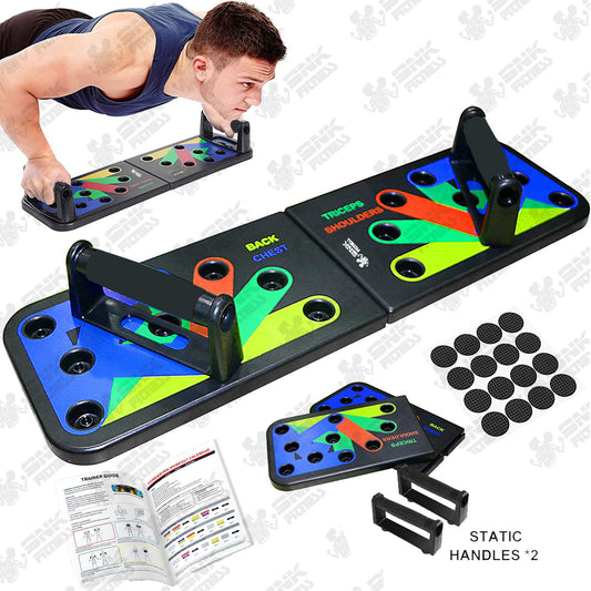 Professional ABS Push Up Bar | Multifunctional Pushup Board | 12 in 1 Body Building Push Up Rack | Body Building Muscle Board | Training Workout Foldable Pushup Stands Exercise Board Equipment for Men Women Gym Home Fitness