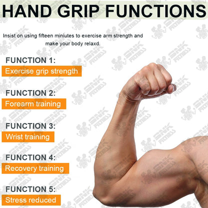Adjustable Hand Gripper | Hand Grip Strengthener for Gym, Home & Physiotherapy (Up to 60kg Resistance)