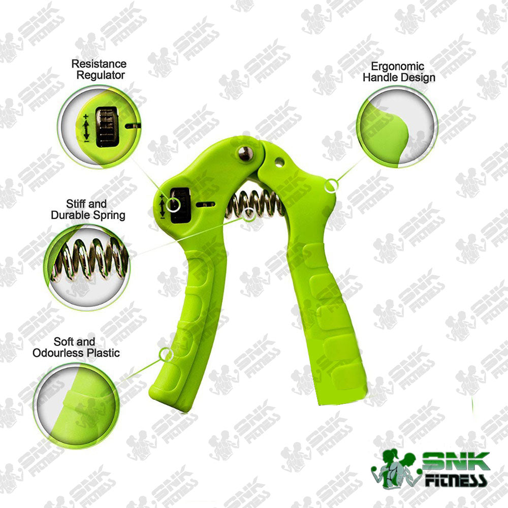 Adjustable Hand Gripper | Hand Grip Strengthener for Gym, Home & Physiotherapy (Up to 60kg Resistance)