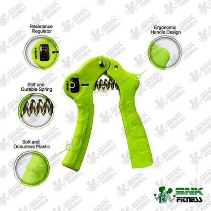 Adjustable Hand Gripper | Hand Grip Strengthener for Gym, Home & Physiotherapy (Up to 60kg Resistance)