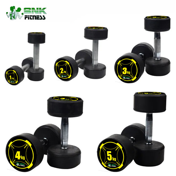 SNK Fitness Rubber Dumbbells With Metal Handles Premium Home Gym snk-fitness-rubber-dumbbells-with-metal-handles-premium-home-gym