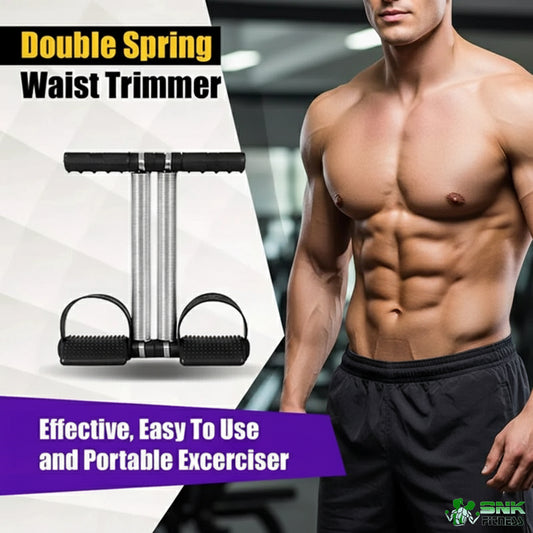 Portable Tummy Trimmer Single Spring/Double Spring – Best Abs Exerciser for Home Gym