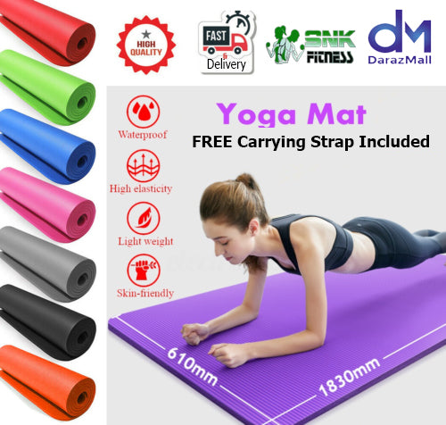 SNK Fitness non-slip yoga mat for home workout