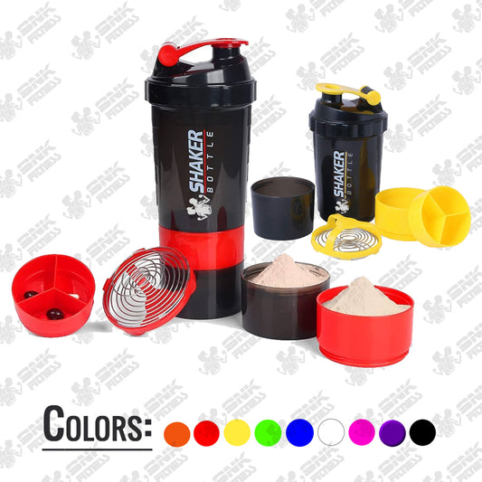 SNK FITNESS Smart Protein Shaker Bottle for gym & Sports 500 Ml