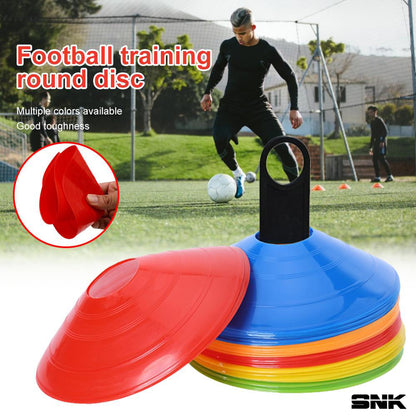 Football Training Cones Pack of 50 / 24 / 12 Soccer Football Sports Speed Training Tool - Football marking
