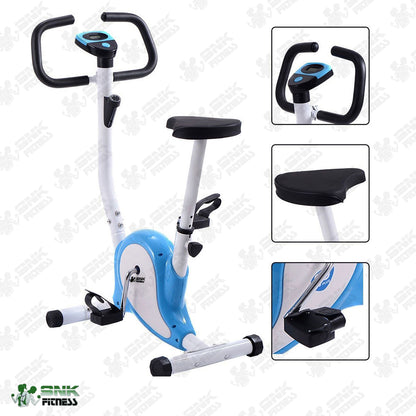 Exercise Bike Training Bicycle Cardio Fitness Sports Cycling Workout for Home - Blue