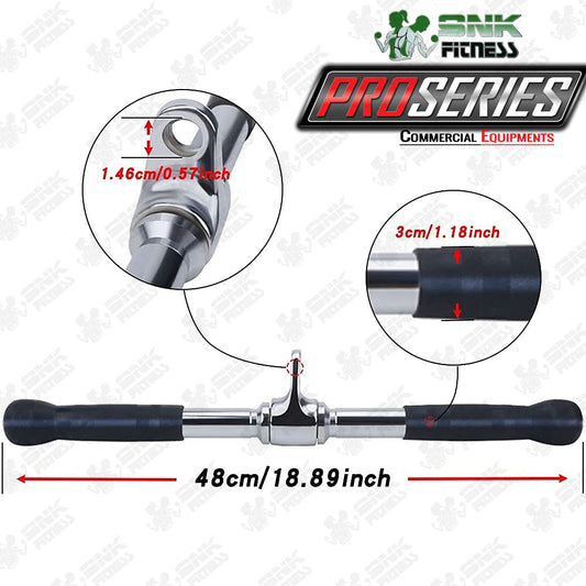 Commercial Biceps And Triceps Handle - Biceps And Triceps Bar - Bicep And Tricep Rod Commercial - SNK FITNESS Pro Series